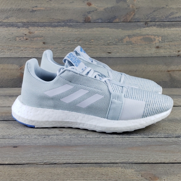 adidas Senseboost Go Running Shoes Blue Tint - Picture 3 of 9